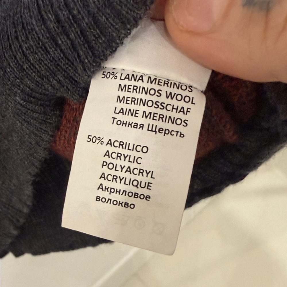 Codice Men’s Pullover Wool Sweater - image 4